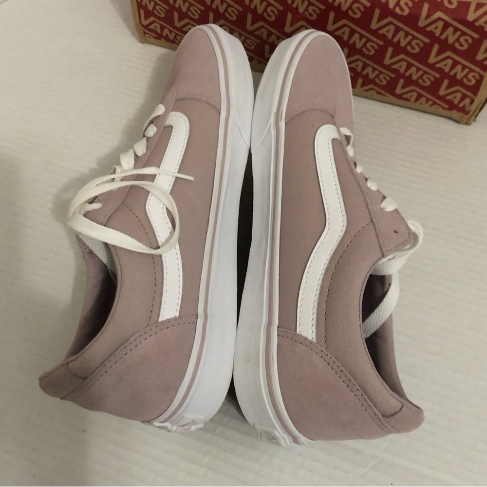Vans Shoes Womens Size 10.5 Brand New Off The Wall Violet Ice Tie Casual Skater - Picture 5 of 10